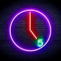 advpro-its-5-o-clock-ultra-bright-led-neon-sign-fnu0062 - Multi-Color 6