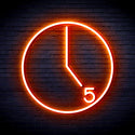 advpro-its-5-o-clock-ultra-bright-led-neon-sign-fnu0062 - Orange