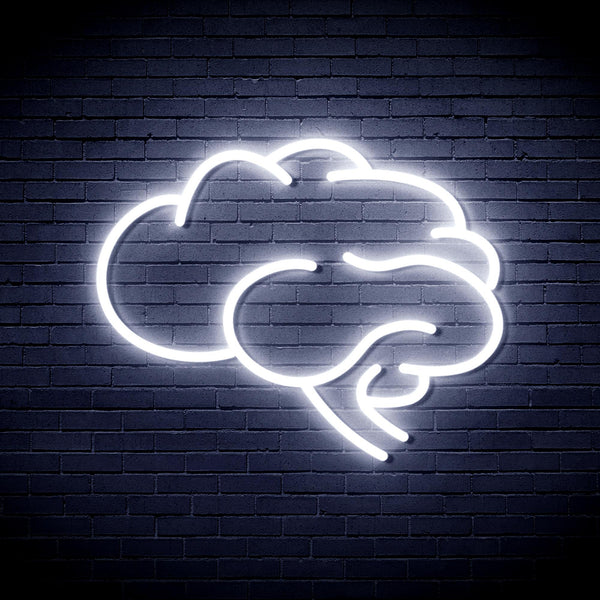 advpro-brain-ultra-bright-led-neon-sign-fnu0063 - White