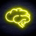 advpro-brain-ultra-bright-led-neon-sign-fnu0063 - Yellow