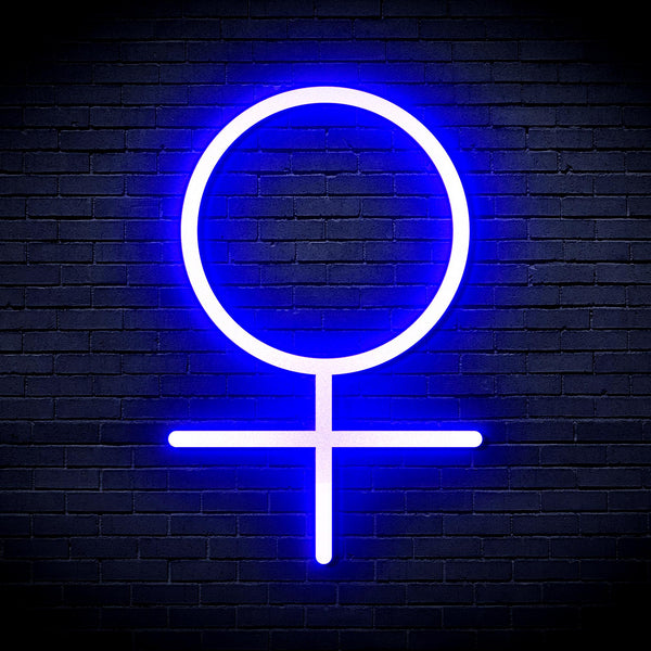 advpro-female-symbol-ultra-bright-led-neon-sign-fnu0069 - Blue