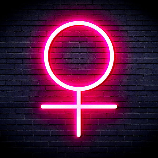 advpro-female-symbol-ultra-bright-led-neon-sign-fnu0069 - Pink
