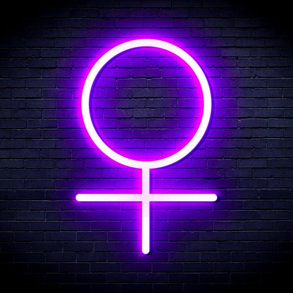 advpro-female-symbol-ultra-bright-led-neon-sign-fnu0069 - Purple
