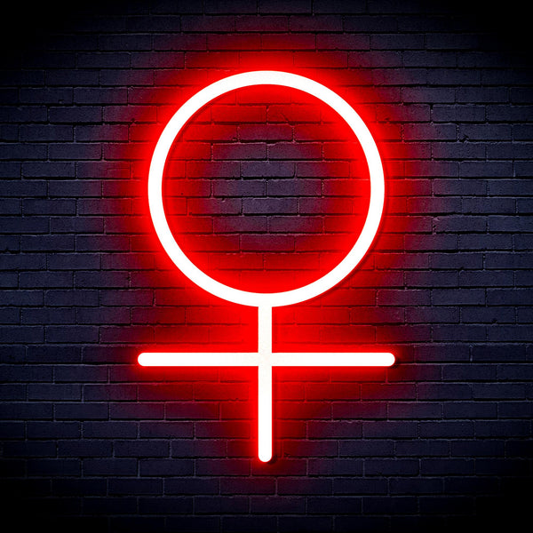 advpro-female-symbol-ultra-bright-led-neon-sign-fnu0069 - Red