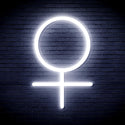 advpro-female-symbol-ultra-bright-led-neon-sign-fnu0069 - White