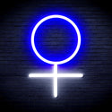 advpro-female-symbol-ultra-bright-led-neon-sign-fnu0069 - White & Blue