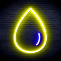 advpro-water-droplet-ultra-bright-led-neon-sign-fnu0070 - Blue & Yellow