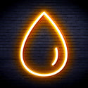 advpro-water-droplet-ultra-bright-led-neon-sign-fnu0070 - Golden Yellow