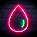 advpro-water-droplet-ultra-bright-led-neon-sign-fnu0070 - Green & Pink