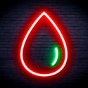 advpro-water-droplet-ultra-bright-led-neon-sign-fnu0070 - Green & Red