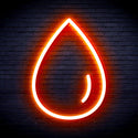 advpro-water-droplet-ultra-bright-led-neon-sign-fnu0070 - Orange