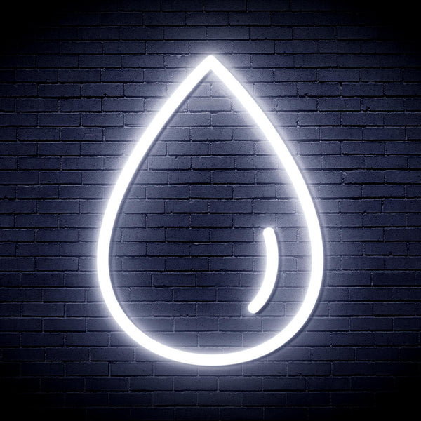 advpro-water-droplet-ultra-bright-led-neon-sign-fnu0070 - White