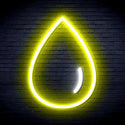 advpro-water-droplet-ultra-bright-led-neon-sign-fnu0070 - White & Yellow