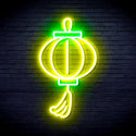 advpro-lantern-ultra-bright-led-neon-sign-fnu0072 - Green & Yellow