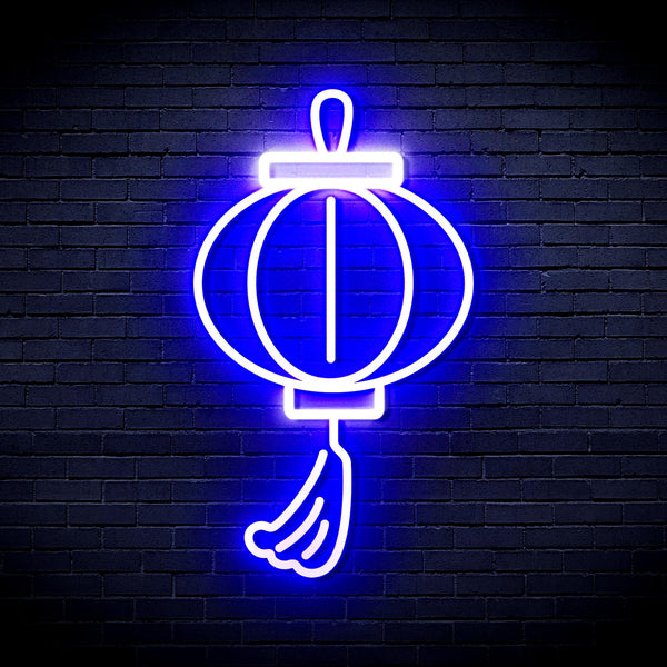 advpro-lantern-ultra-bright-led-neon-sign-fnu0072 - White & Blue