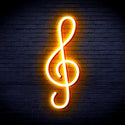 advpro-musical-note-ultra-bright-led-neon-sign-fnu0073 - Golden Yellow