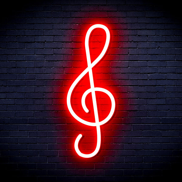 advpro-musical-note-ultra-bright-led-neon-sign-fnu0073 - Red