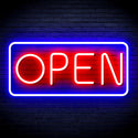 advpro-open-sign-ultra-bright-led-neon-sign-fnu0077 - Blue & Red