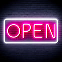 advpro-open-sign-ultra-bright-led-neon-sign-fnu0077 - White & Pink