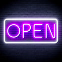 advpro-open-sign-ultra-bright-led-neon-sign-fnu0077 - White & Purple