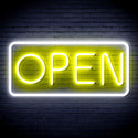 advpro-open-sign-ultra-bright-led-neon-sign-fnu0077 - White & Yellow
