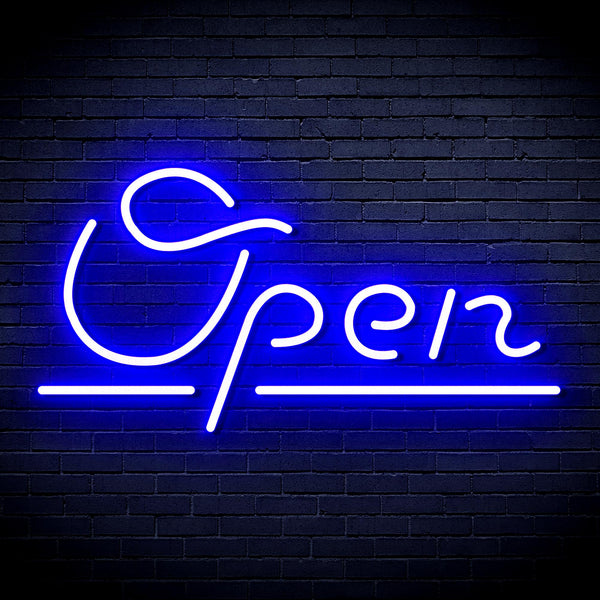 advpro-open-sign-ultra-bright-led-neon-sign-fnu0078 - Blue