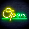 advpro-open-sign-ultra-bright-led-neon-sign-fnu0078 - Green & Yellow