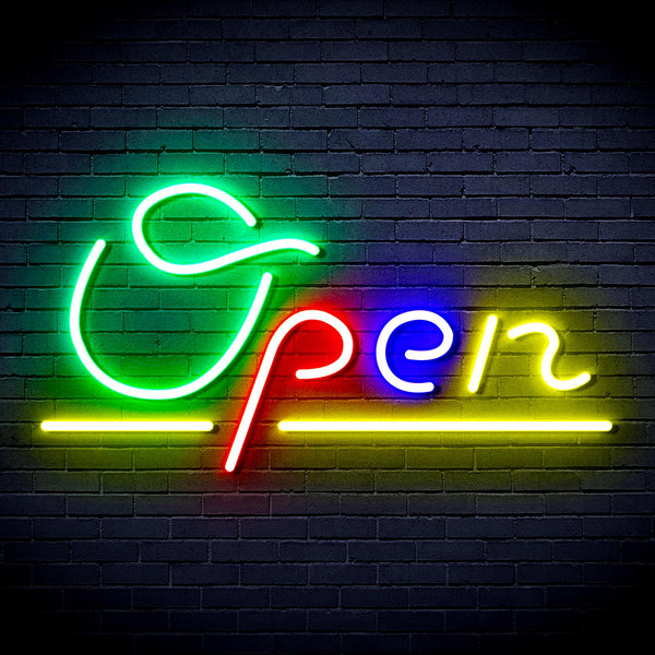 advpro-open-sign-ultra-bright-led-neon-sign-fnu0078 - Multi-Color 2