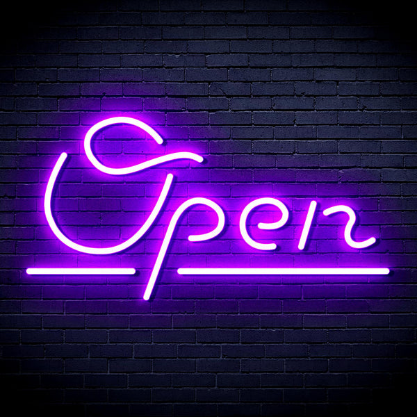 advpro-open-sign-ultra-bright-led-neon-sign-fnu0078 - Purple