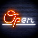 advpro-open-sign-ultra-bright-led-neon-sign-fnu0078 - White & Orange