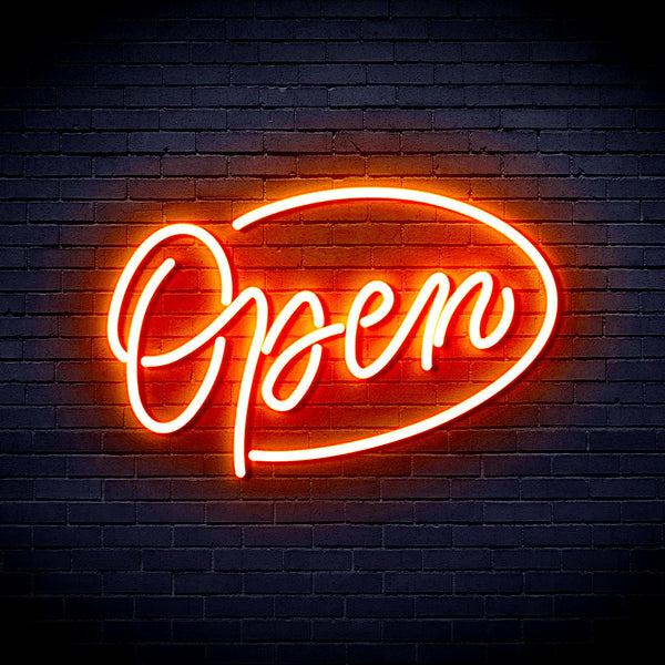 advpro-open-sign-ultra-bright-led-neon-sign-fnu0079 - Orange