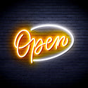 advpro-open-sign-ultra-bright-led-neon-sign-fnu0079 - White & Golden Yellow