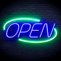 advpro-open-sign-ultra-bright-led-neon-sign-fnu0080 - Green & Blue