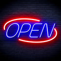 advpro-open-sign-ultra-bright-led-neon-sign-fnu0080 - Red & Blue