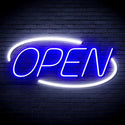 advpro-open-sign-ultra-bright-led-neon-sign-fnu0080 - White & Blue