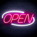 advpro-open-sign-ultra-bright-led-neon-sign-fnu0080 - White & Pink