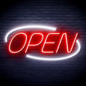 advpro-open-sign-ultra-bright-led-neon-sign-fnu0080 - White & Red