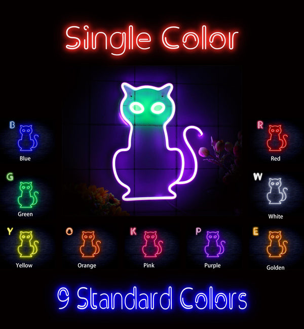 advpro-cat-ultra-bright-led-neon-sign-fnu0084 - Classic