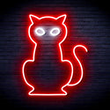 advpro-cat-ultra-bright-led-neon-sign-fnu0084 - White & Red