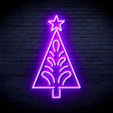 advpro-christmas-tree-ultra-bright-led-neon-sign-fnu0092 - Purple