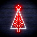 advpro-christmas-tree-ultra-bright-led-neon-sign-fnu0092 - White & Red