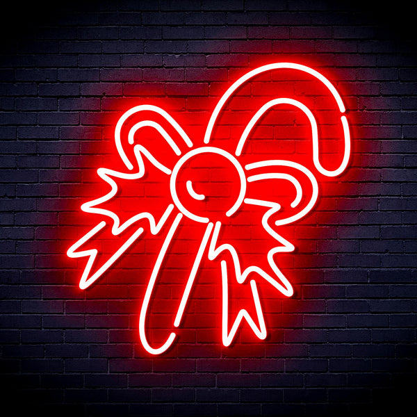 advpro-christmas-candy-ultra-bright-led-neon-sign-fnu0093 - Red