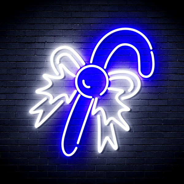 advpro-christmas-candy-ultra-bright-led-neon-sign-fnu0093 - White & Blue