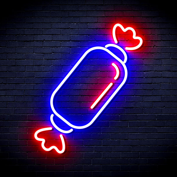 advpro-candy-ultra-bright-led-neon-sign-fnu0097 - Blue & Red