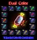 advpro-candy-ultra-bright-led-neon-sign-fnu0097 - Dual-Color