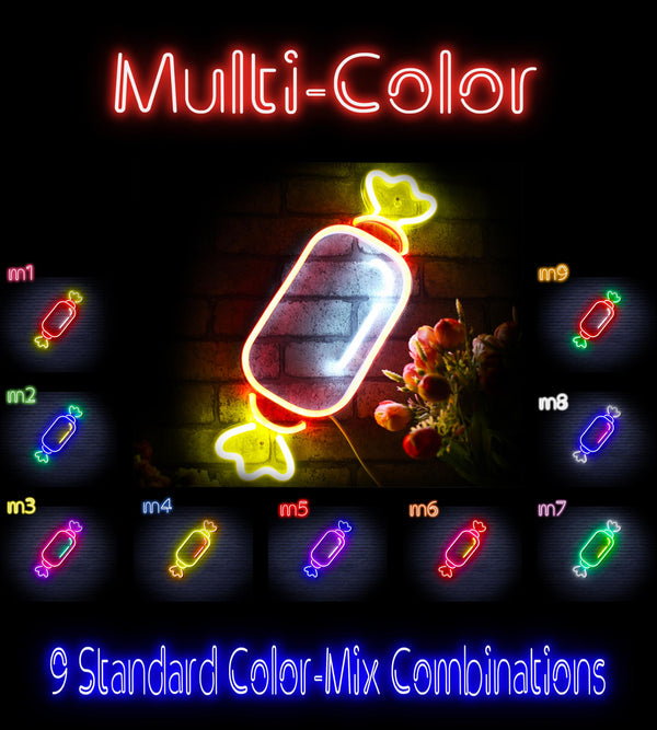 advpro-candy-ultra-bright-led-neon-sign-fnu0097 - Multi-Color