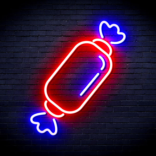 advpro-candy-ultra-bright-led-neon-sign-fnu0097 - Red & Blue