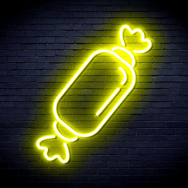 advpro-candy-ultra-bright-led-neon-sign-fnu0097 - Yellow