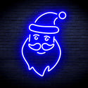 advpro-santa-claus-ultra-bright-led-neon-sign-fnu0098 - Blue
