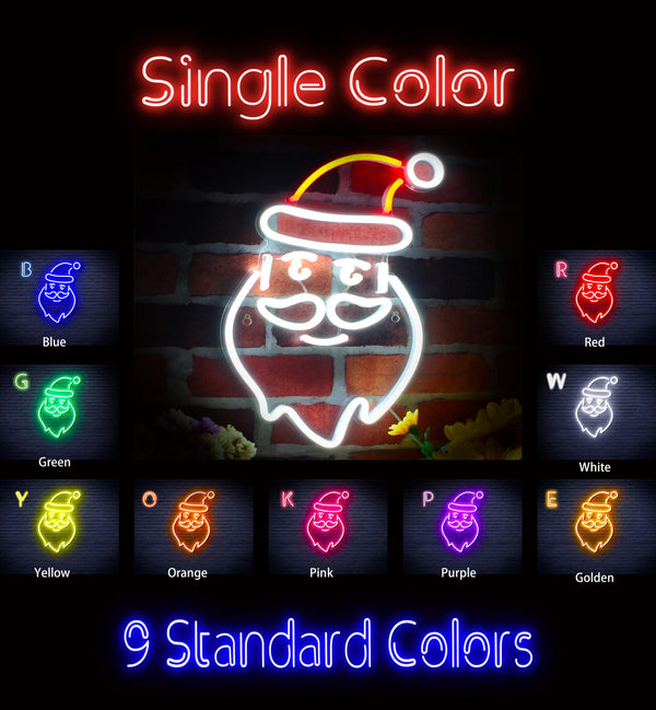 advpro-santa-claus-ultra-bright-led-neon-sign-fnu0098 - Classic